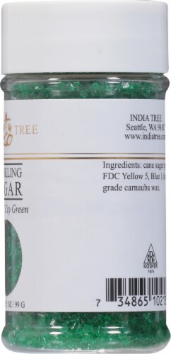 India Tree Emerald City Green Sparkling Sugar Perspective: right
