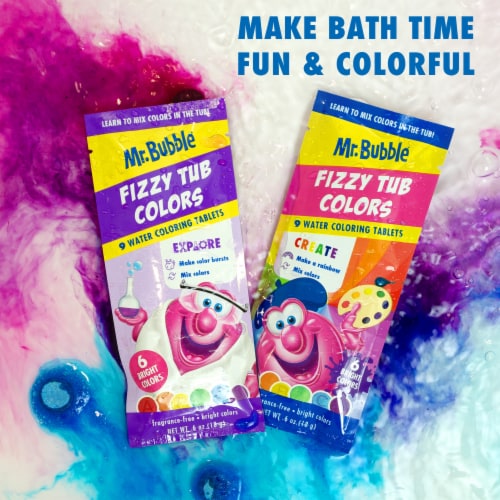 Tub Works® Fizzy Bath Color Tablets for Kids, 150 Count, 3 Pack