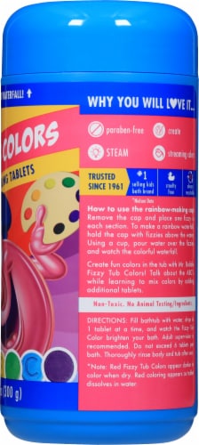 Mr. Bubble® Fizzy Tub Water Coloring Tablets Perspective: right