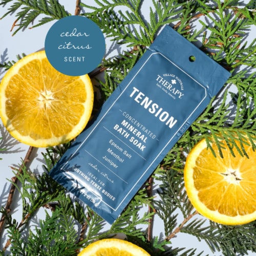 Village Naturals Therapy® Tension Relief Concentrated Mineral Bath Soak Perspective: right