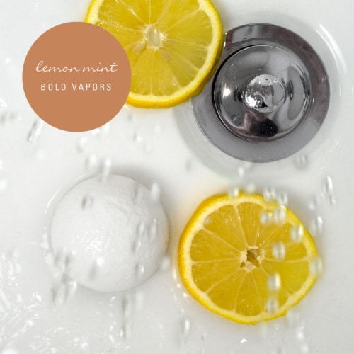 Village Naturals Therapy® Breathe Eucalyptus Menthol Shower Bomb Perspective: right