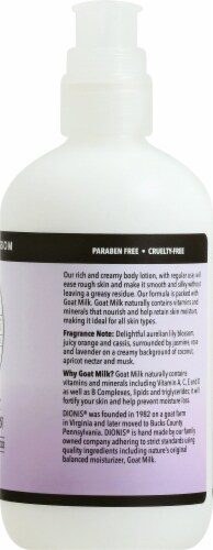 Dionis Lavender Blossom Goat Milk Body Lotion Perspective: right