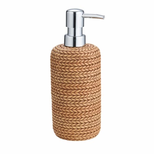 VCNY Home Resin Bathroom Accessory Set - Woven Perspective: right