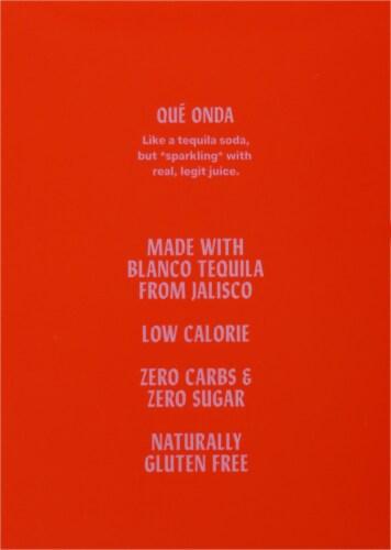 Onda Grapefruit Sparkling Tequila Perspective: right