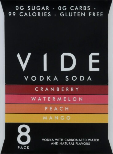 Vide Vodka Soda Variety Pack Perspective: right