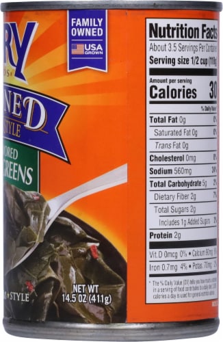 Glory Foods® Seasoned Southern Style Turkey Flavored Collard Greens Perspective: right