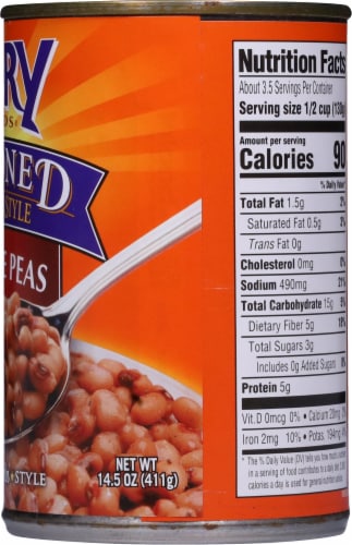 Glory Foods® Seasoned Southern Style Blackeye Peas Perspective: right