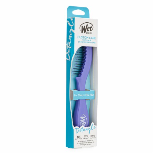 Wet® Brush Custom Care Thin Hair Detangling Comb - Purple Perspective: right