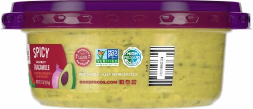 Good Foods Chunky Spicy Guacamole Perspective: right