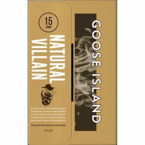 Goose Island Natural Villain Garage-Style Lager Perspective: right