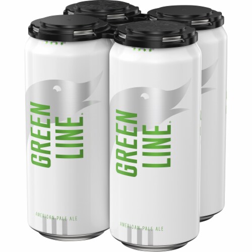 Goose Island Green Line Pale Ale Cans Perspective: right