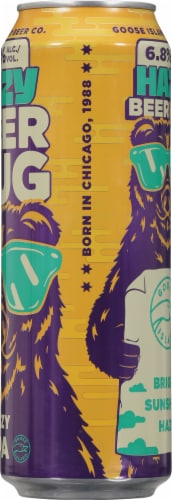 Goose Island Hazy Bright Hug Can Perspective: right