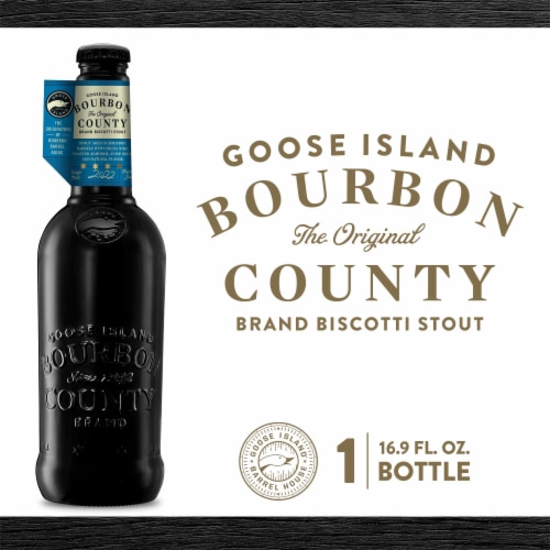 Goose Island Bourbon County The Original Biscotti Stout Beer Perspective: right