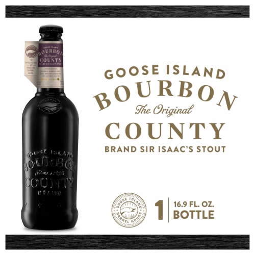 Goose Island Bourbon County Sir Isaac's Imperial Stout Beer Perspective: right