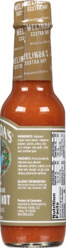 Melindas Xxxtra Original Habanero Hot Pepper Sauce Perspective: right