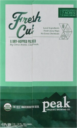 Peak Organic Brewing Co. Pilsner Perspective: right