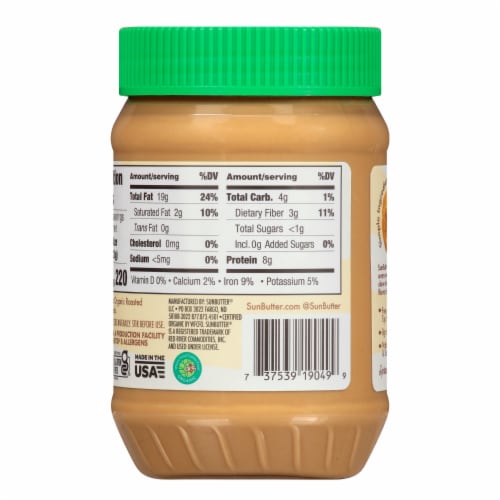 SunButter Organic Sunflower Butter Perspective: right