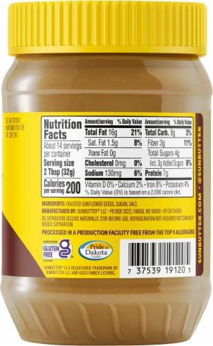 SunButter® Natural Sunflower Spread Perspective: right