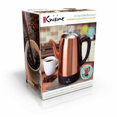 Euro Cuisine PER12 Electric 12 cups Coffee Percolator Perspective: right