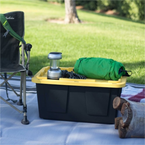 GreenMade Professional Storage Tote with Handles 27 Gallon Black 4 Pack 1 Piece Fred Meyer