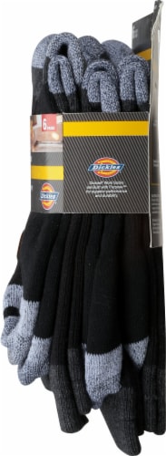 Dickies Men's Dri-tech Moisture Cushion Crew Socks Perspective: right