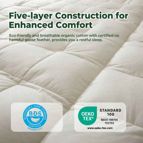 Organic sales feather bed