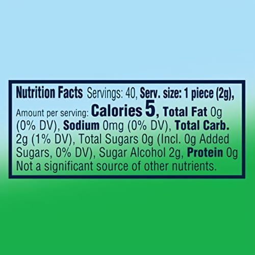 Wrigley's Extra Refreshers Spearmint Chewing Gum (Pack of 6) Perspective: right