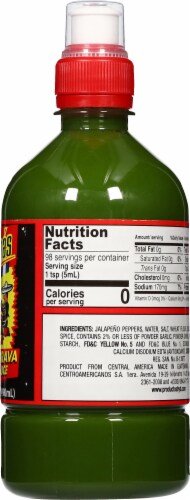 Picama's Jumbo Salsa Brava Green Hot Sauce Perspective: right