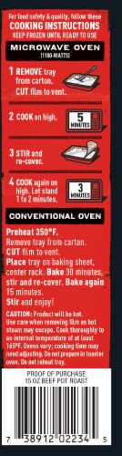Boston Market® Home Style Meals Beef Pot Roast Perspective: right