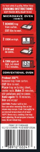 Boston Market® Country Fried Beef Steak Frozen Meal Perspective: right