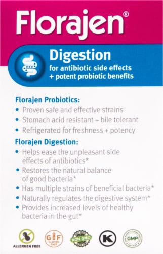 Florajen 3 Acidophilus Capsules Perspective: right