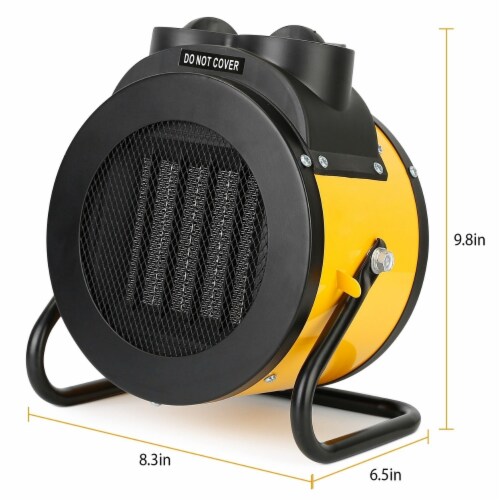 1500W Portable Electric Space Heater Personal Fan with Overheat Protection Perspective: right