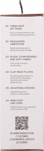 Sharper Image Calming Heat Massaging Neck Wrap Perspective: right