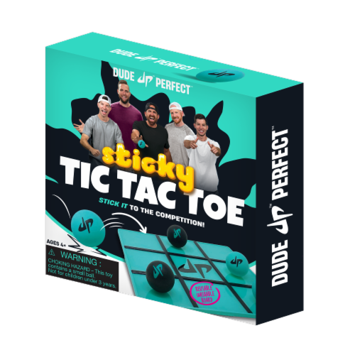 Dude Perfect Sticky Tic Tac Toe Game Perspective: right