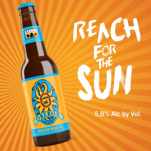 Bell's Oberon Wheat Ale Craft Beer Perspective: right