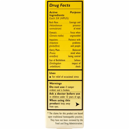 Bach Rescue Remedy Perspective: right