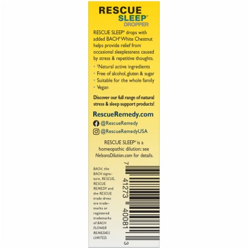 Bach Rescue Natural Sleep Dropper Perspective: right