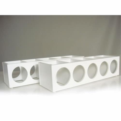 Rutherford Wine Rack, Comes In Set Of Two Units, Each Unit Can Hold 5 Bottles Perspective: right