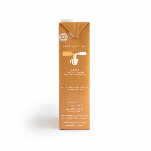 Rishi Tea Organic Turmeric Ginger Chai Tea Concentrate Perspective: right