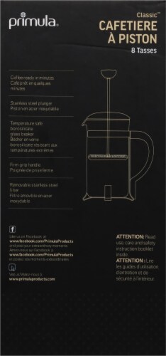 Primula® Classic™ 8-Cup Coffee Press - Chrome Perspective: right