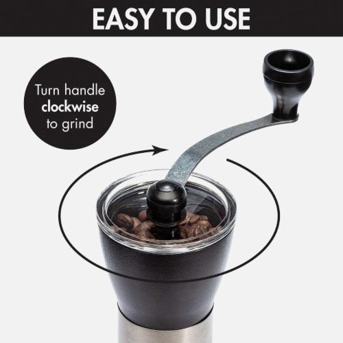 Primula® Black Manual Coffee Grinder Perspective: right