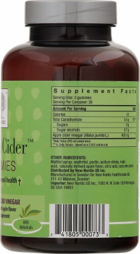 New Nordic® Apple Cider™ Dietary Supplement Gummies Perspective: right
