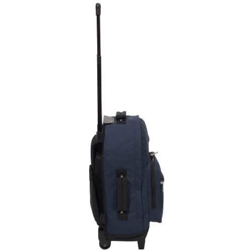 Everest Small Wheeled Backpack - Navy/Black Perspective: right