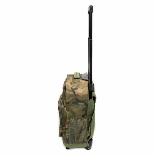Everest Woodland Camo Classic Wheeled Backpack Perspective: right