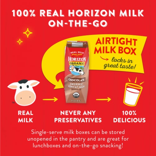 Horizon Organic Lowfat Chocolate Milk Perspective: right