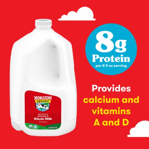 Horizon Organic Vitamin D Whole Milk Gallon Perspective: right
