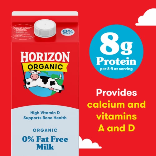 Horizon Organic Fat-Free Milk Perspective: right