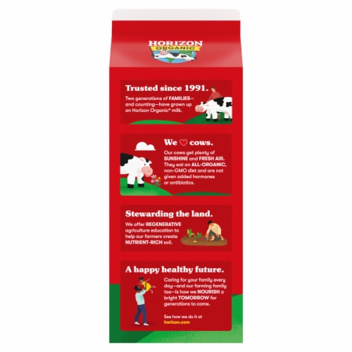 Horizon Organic Lowfat 1% Milk Perspective: right