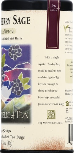 The Republic of Tea® Blackberry Sage Tea Bags Perspective: right