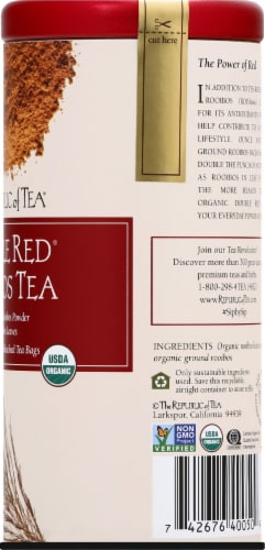 The Republic of Tea Double Red Rooibos Tea Bags Perspective: right